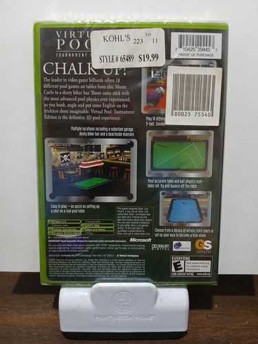 Virtual Pool: Tournament Edition (Microsoft Xbox, 2005) Brandneu Sealed - Bild 6 von 6