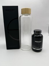 New Instant Hydration 16oz Glass Water Bottle
