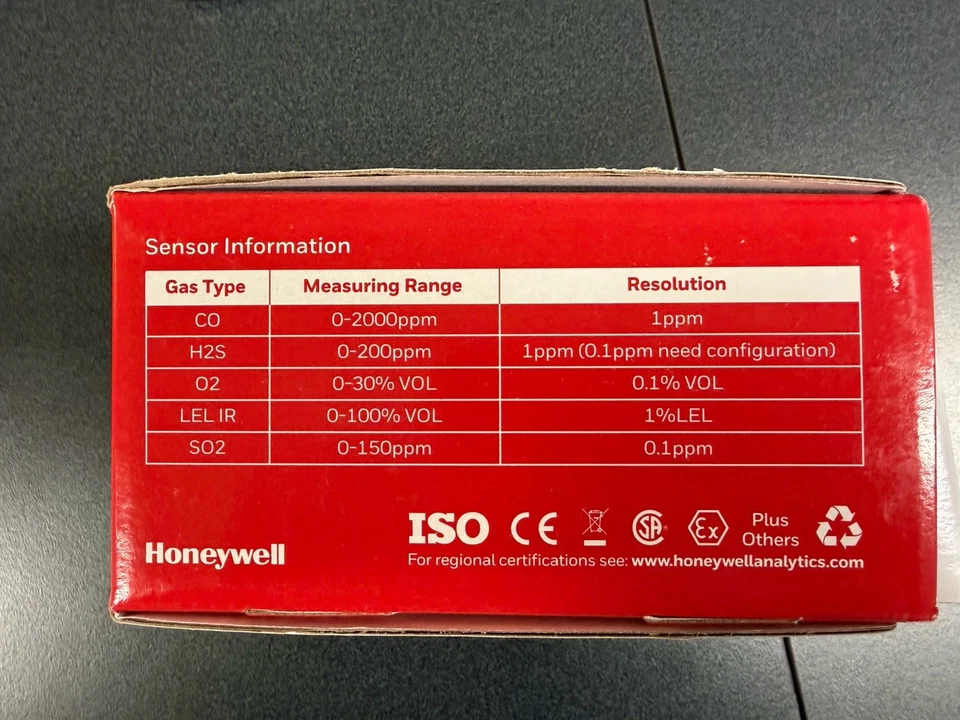 Multi Gas Honeywell BW Icon Compliance - No activado Foto 4 de 4