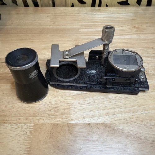 VTG E Leitz Leica Wetzlar Germany LVFOO 5X Vertical Magnifier Visoflex ...