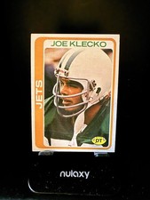 1978 Topps Joe Klecko #287 Rookie Card RC New York Jets . rookie card picture