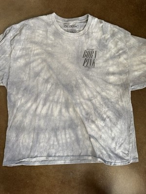 Blackpink Born Pink 2022 Tour Merch Tie Dye Gray/Black T-Shirt 2XL XXL Kpop Girl