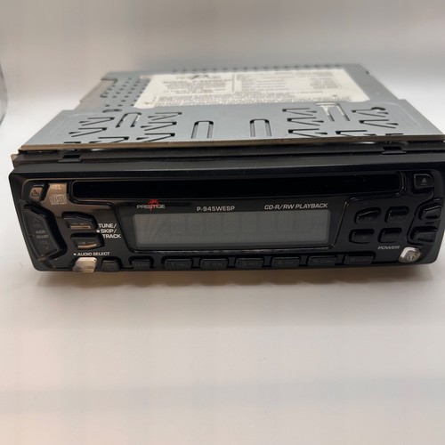 Prestige by Audiovox Automoible AM/FM/MPX Radio CD Player Clock UNTESTED***