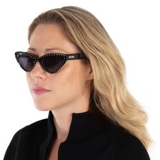 Moschino Grey Cat Eye Ladies Sunglasses MOS0006/S 0807/IR 52 MOS0006/S 0807/IR
