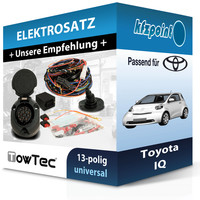 Towtec E-Satz 13Polig Universell Passend für Toyota IQ NEU