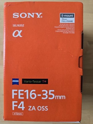 Sony Vario-Tessar (SEL1635Z) 16 35mm f/4 OSS ZA Weitwinkel Objektiv NEU