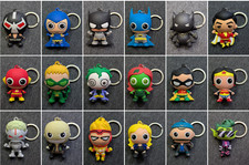 DC Monogram 3D Figural COLLECTORS KEYRING Keychain CHOOSE HERO Comic Figure