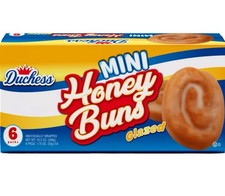 New Limited Edition Duchess Mini HONEY BUNS Glazed Icing Soft Pastry 10.5oz