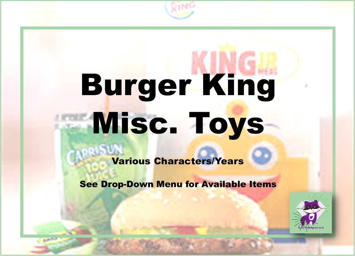 Burger King Generic Toys Singles-Pick!