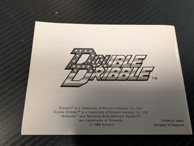 Konami Double Dribble Nintendo NES PAL A UKV Boxed CIB Manual Basketball Game
