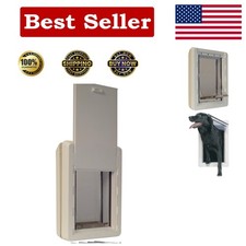 Extra Large Insulated Dog Door - Perfect for Giant Breeds, 9.75" x 17" Flap Size