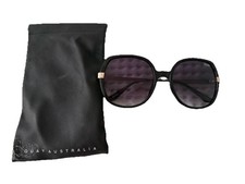 Quay Australia Sunglasses Women  s Large Round Black