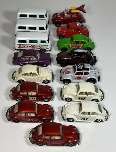 Matchbox Lesney Superfast Volkswagen VW Lot Of 15 Beetle Bug 1600 Van Saloon