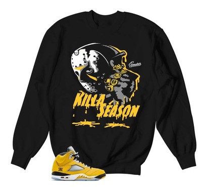 Sweatshirt To Match Retro 5 Tokyo Sneakers Outfits - Killa Season Sweater