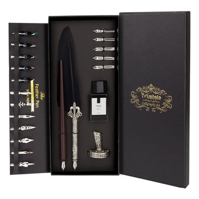 Calligraphy Set For Beginners, Calligraphy Pen Set, Calligraphy Kit, feather pen