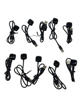 Lot of 10 - Fitbit FB174RCC Sense and Versa 3 Charging Cables Black - Used Good