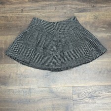 NWT Vintage Chouyatou Woman  s Plaid Pleated Mini Skirt measurements