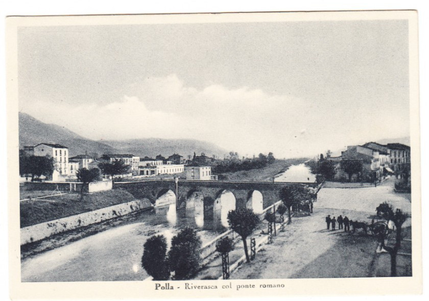 26-02889 - POLLA SALERNO - RIVERASCA COL PONTE ROMANO NON VIAGGIATA