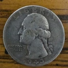 1943 Washington Quarter 90% Silver Coin Uncertified Circulated War Coin