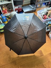 Disney Parks Mickey Mouse Automatic Black Umbrella With Wrist Strap