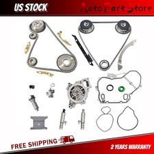 Timing Chain Kit with Water Pump VVT Gears for GMC Chevy Buick Equinox 2.0L 2.4L