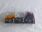 Halloween Orange Pumpkins White Ghosts Purple Bats String Lights Set