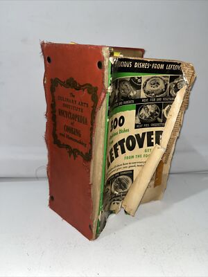 Culinary Arts Institute Encyclopedia of Cooking 20 Booklets 1940 1941 w/Cover