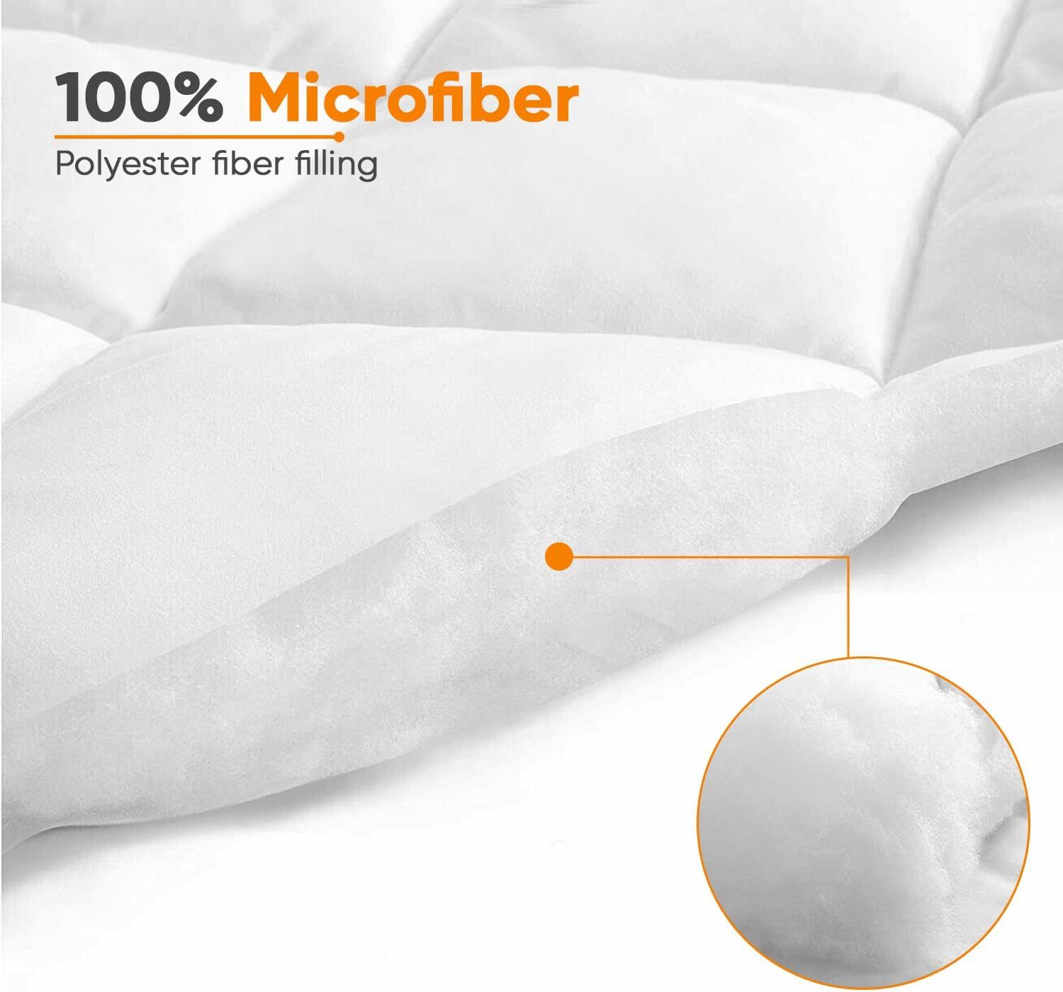 Extra Deep Mattress Protector Quilted Bed Topper Cover Single Double