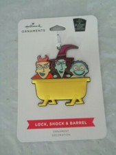 New Hallmark / Disney - NBC - Lock, Shock & Barrel Ornament - Nightmare