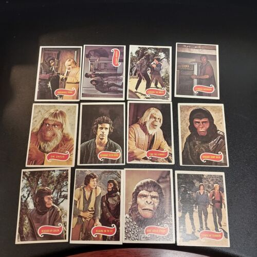 1967 PLANET OF THE APES 12 CARD LOT - Photo 1/2