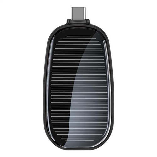 Mini Solar Power Bank Portable Keychain Powerbank For Cell Phone 1200mAh - Photo 13 sur 14