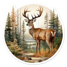 Deer Buck Forest Vinyl Decal Sticker Indoor Outdoor 3 Sizes 11991 Deer Buck Forest Vinyl Decal Sticker Indoor Outdoor 3 Sizes 11991