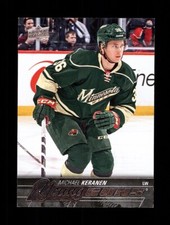 2015-16 UPPER DECK HOCKEY #466 MICHAEL KERANEN YOUNG GUNS ROOKIE RC - WILD
