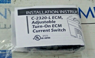 NEW Senva ECMSet C-2320-L ECM  Adjustable Turn-On ECM Current Switch