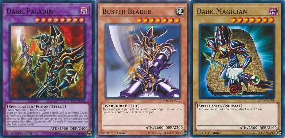 Dark Paladin Fusion- Monster LEDD* Buster Blader, Dark Magician