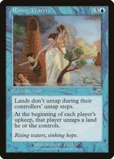 Rising Waters Nemesis HEAVILY PLD Blue Rare MAGIC THE GATHERING CARD ABUGames