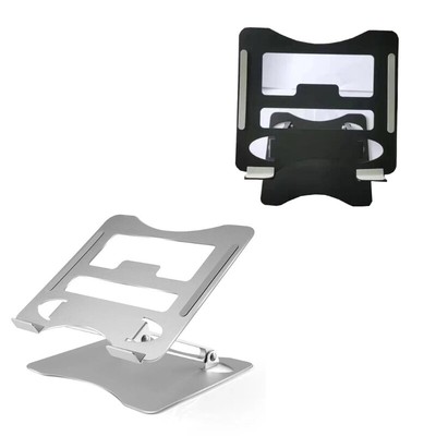 Height Adjustable Laptop Stand Ergonomic Aluminum Riser Platform for Notebook