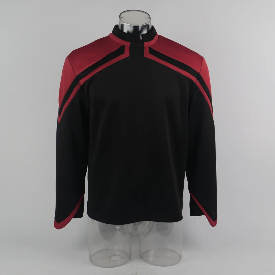 Camisas Almirante JL Picard Juegos con disfraces Hombre Flota Inicial Rojo Dorado Azul Hombres Top Uniforme Foto 2 de 4