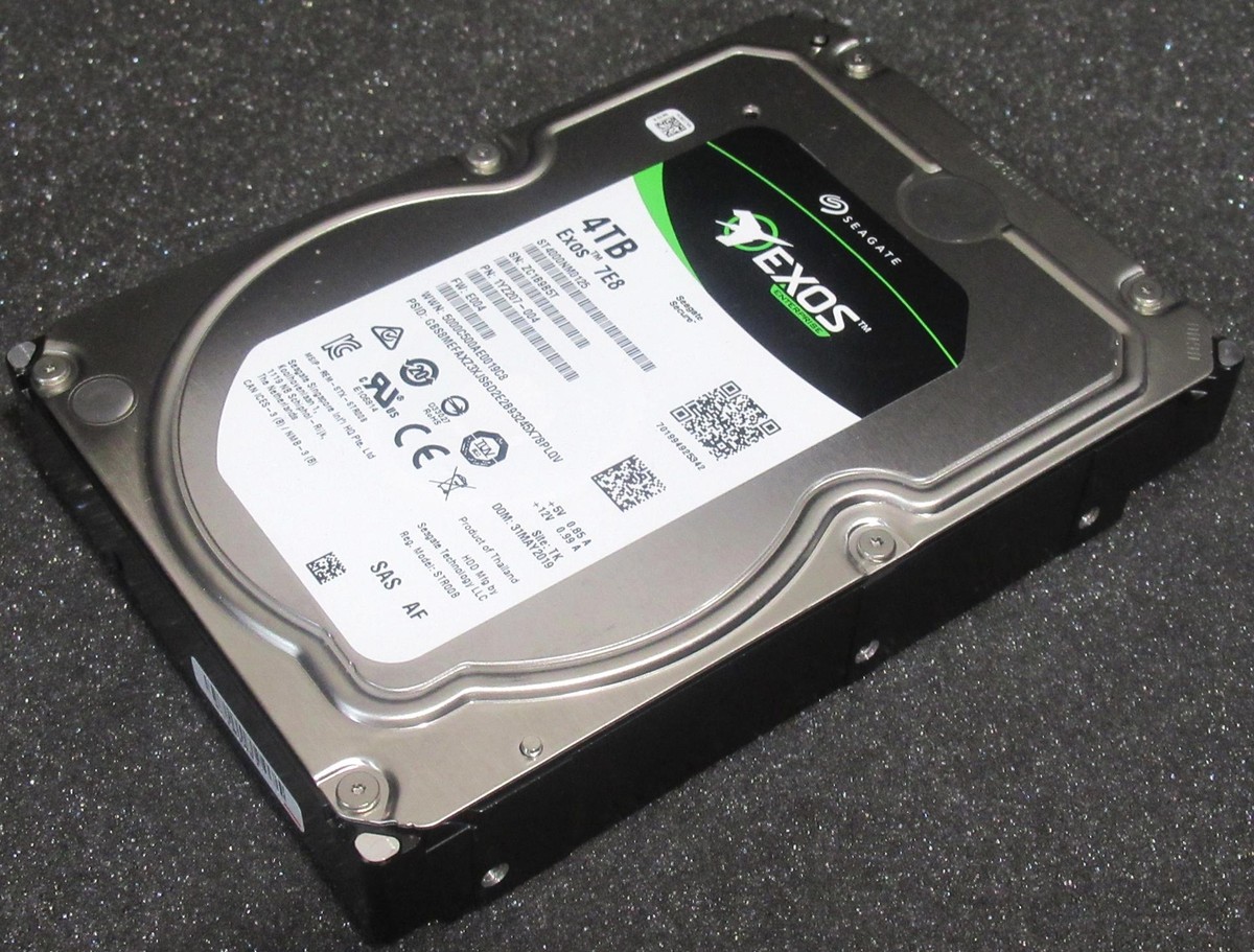 Seagate EXOS ST4000NM0125 4TB 7200RPM 12Gbps 3.5