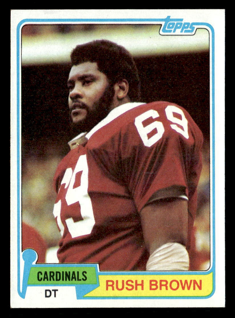 Rush Brown 1981 Topps Rookie Card #54 St. Louis Cardinals