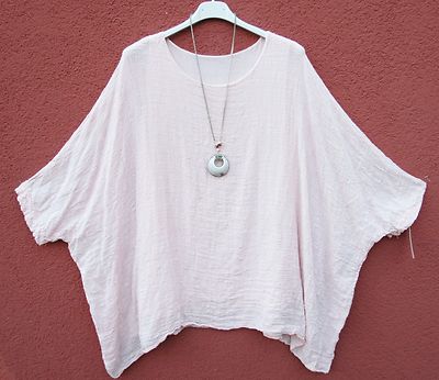 ITALY MODA Boxy Tunic with Chain Tunic XL XXL 48 50 52 54 Lagenlook 