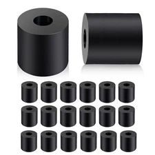 Rubber Spacer 1 Inch OD x 3/8 Inch ID x 1 Inch Thickness Rubber Bushing Round...