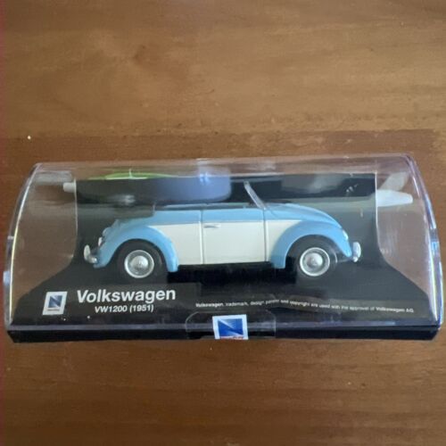 New Ray 1951 Volkswagen VW1200, Baby Blue 1/43 Diecast Car Newray VW Bug Beetle