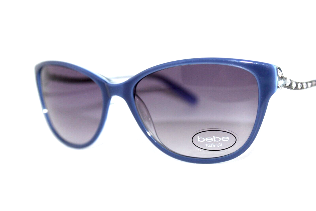 NEW bebe BB7184 424 BLUE AUTHENTIC SUNGLASSES FRAMES 56-16-135MM W