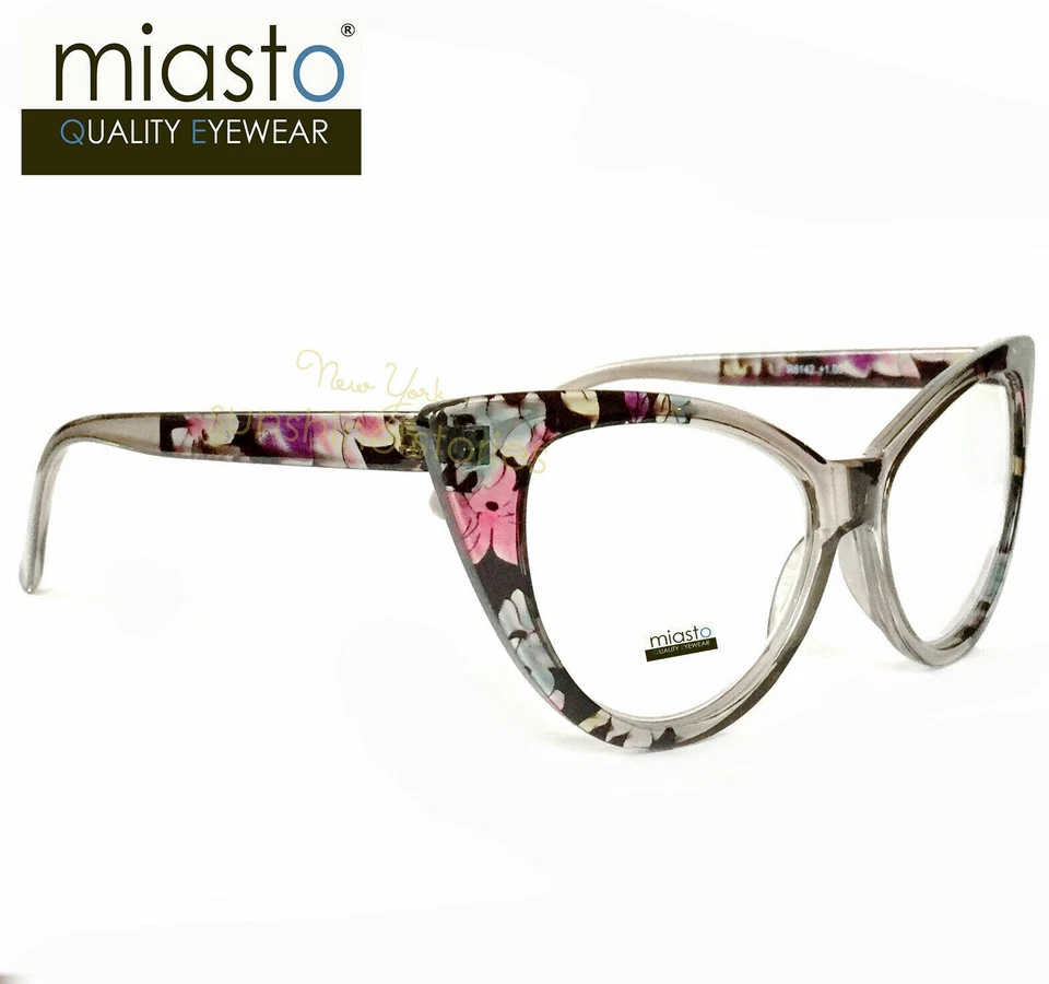 NUEVO CON ETIQUETAS $39.99 MIASTO MUJER VINTAGE OJO DE GATO GRANDE SEXY LECTOR GAFAS DE LECTURA ESPECIFICACIONES Foto 2 de 4