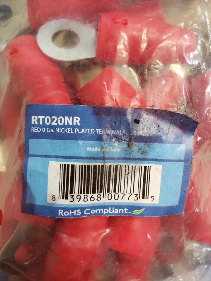 DB Link RT020NR Nickel Plated Terminals - 20 pcs - Image 2 of 3