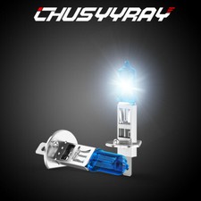H1 Halogen Headlight Bulbs Kit High Low Beam 55w 5000k Super White