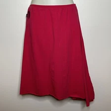 Livity Outernational Hot Pink Asymmetrical Hemp Cotton Eco Skirt Women's M