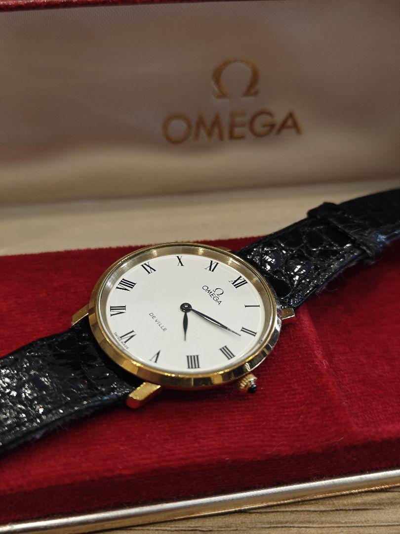 良品！　OMEGA オメガ　デビル　ビンテージ　尾錠純正　手巻き式　メンズ腕時計 OMEGA DE VILLE（オメガ デビル）純正尾錠・ベルト- JeJe PIANO