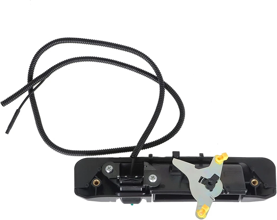 Manija de puerta trasera negra con cámara de reversa de plástico ABS para Toyota Tacoma 2005-2014 Foto 4 de 4